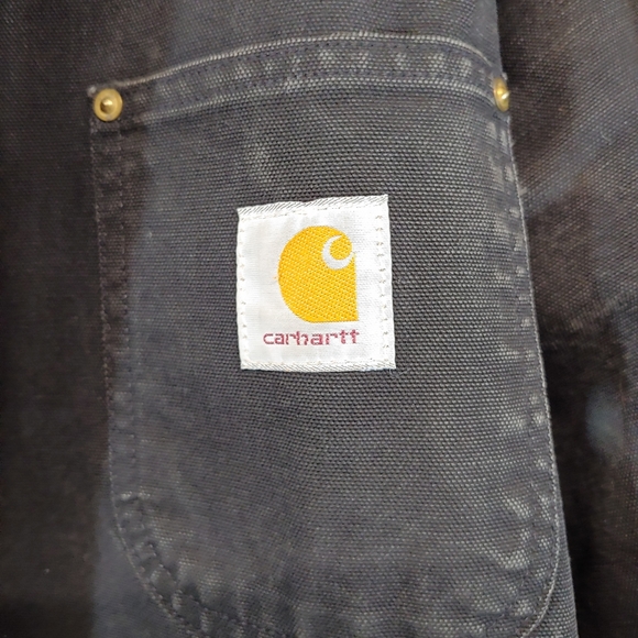 Carhartt Men's Wool Lined Chore Jacket Black 42 - Picture 5 of 6